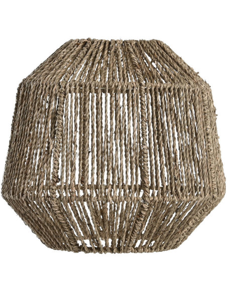 Abat jour balinais pour suspension Diamètre 30 cm en Herbe marine Naturel Pande - 4