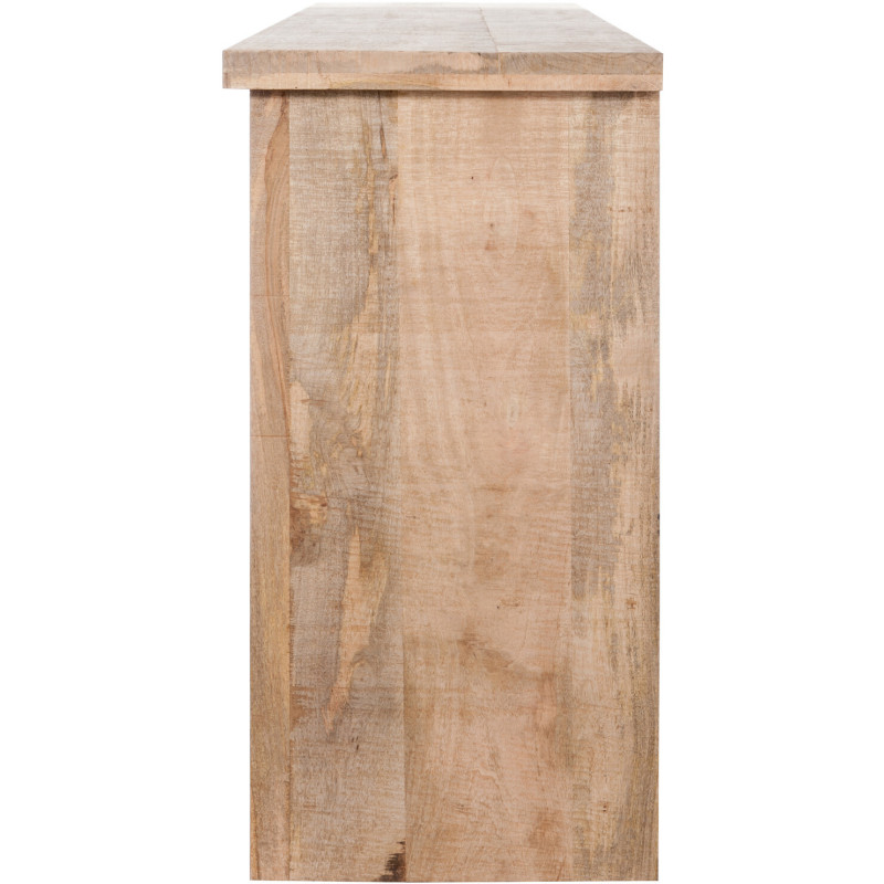 Comptoir de bar 3 tiroirs 3 étagères Emrys en Bois de manguier Naturel - 5