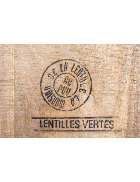 Comptoir de bar 3 tiroirs 3 étagères Emrys en Bois de manguier Naturel - 9