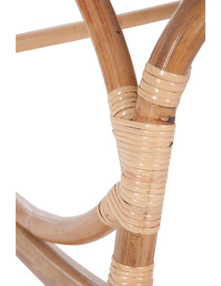 Fauteuil Rocking chair Marshall en Rotin Naturel J-Line - 7