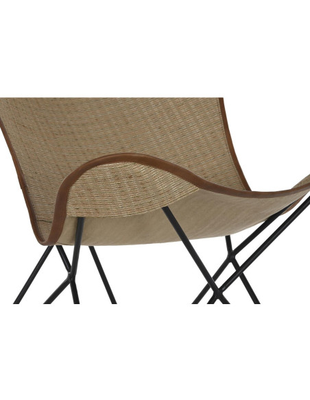 Fauteuil Papillon Balinais En Rotin Naturel M tal Noir Luhur fauteuil-papillon-balinais-en-rotin-naturel-m-tal-noir-luhur