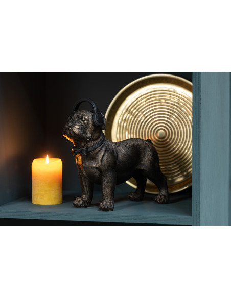 Bougie Cylindrique XL Ocre J-Line en Cire 48 heures Hauteur 10 cm - 2