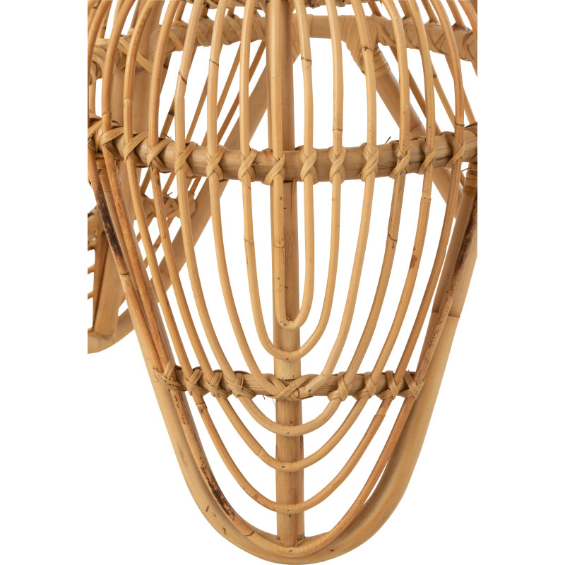 Table d'appoint originale en rotin naturel - 3