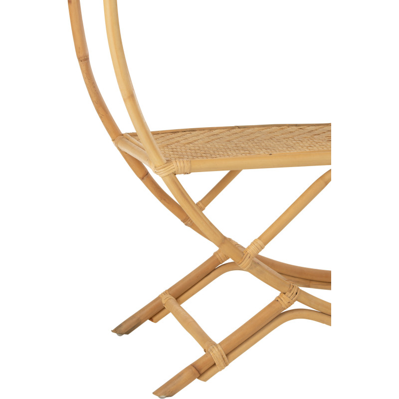 Étagère Ronde 3 niveaux Komodo en Rotin Naturel - 7