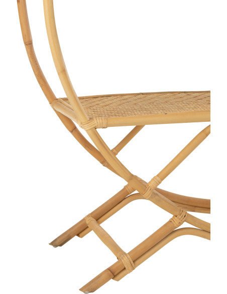 Étagère Ronde 3 niveaux Komodo en Rotin Naturel - 7