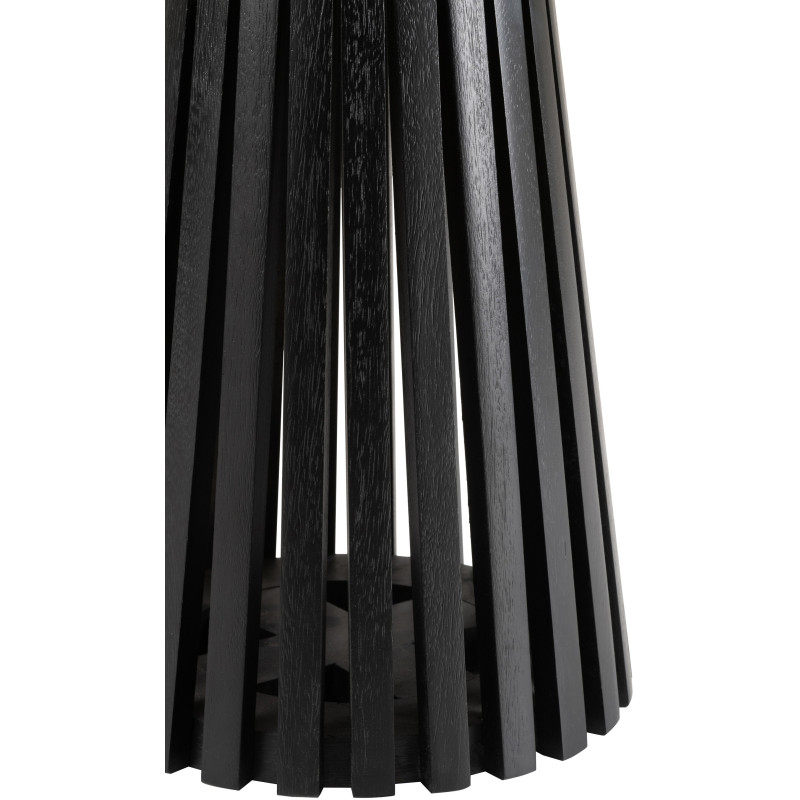 Table d'appoint Ronde Vincent en Bois de manguier Noir - 3