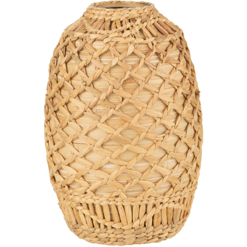 Vase Jarre Singu Hauteur 40 cm en Bambou Naturel - 1