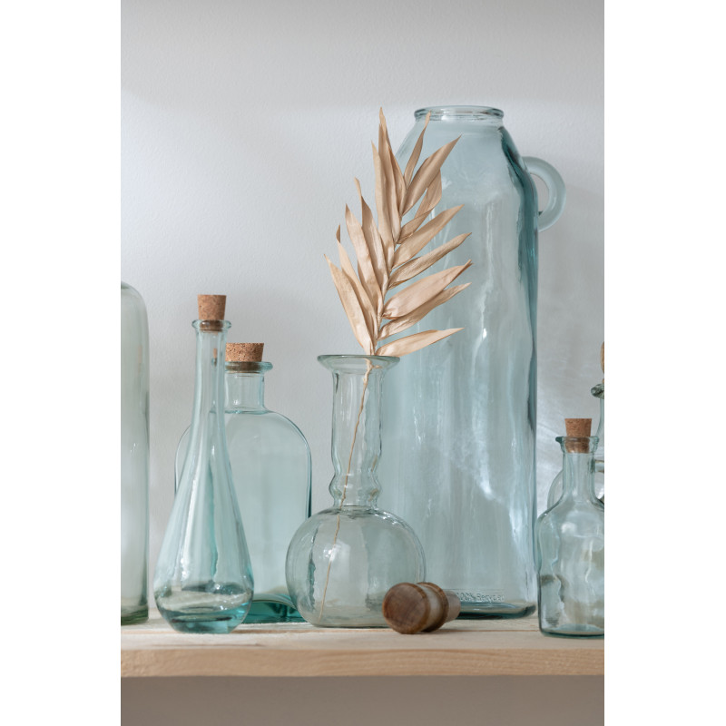 Bouteille avec bouchon 650 ml Willow en Verre Transparent Bois de saule Naturel - 2