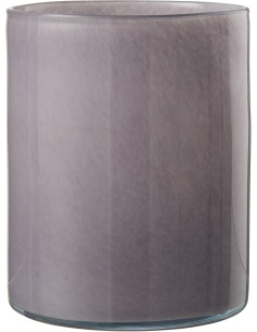 Photophore original Diamètre 15 cm en Verre Mauve clair Jade - 1