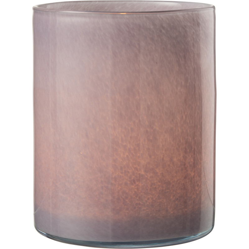 Photophore original Diamètre 15 cm en Verre Mauve clair Jade - 3