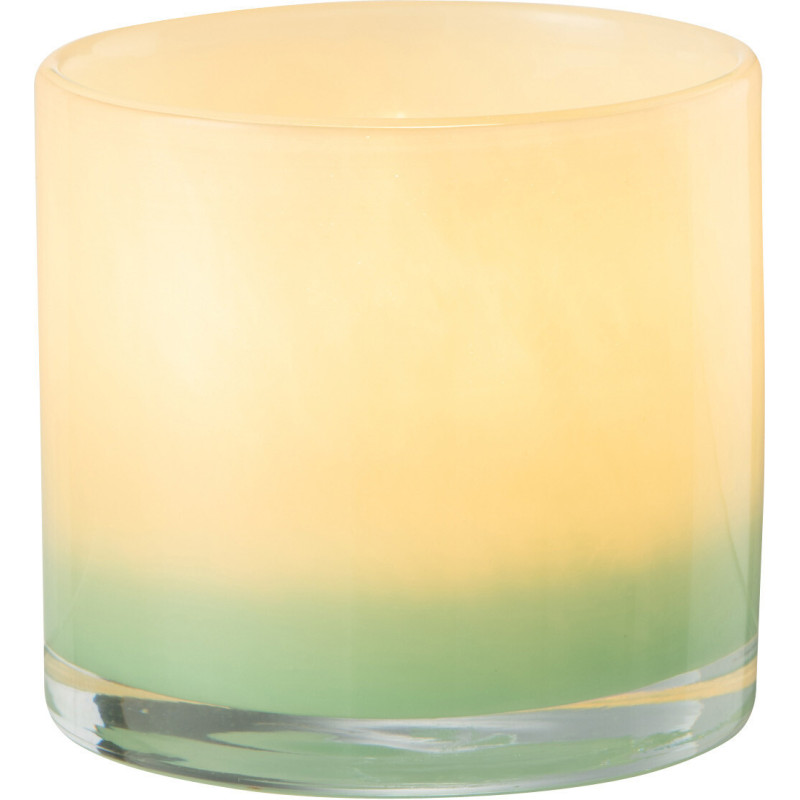 Photophore original Diamètre 8 cm en Verre Vert clair Jade - 3