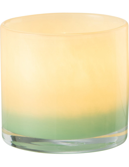 Photophore original Diamètre 8 cm en Verre Vert clair Jade - 3