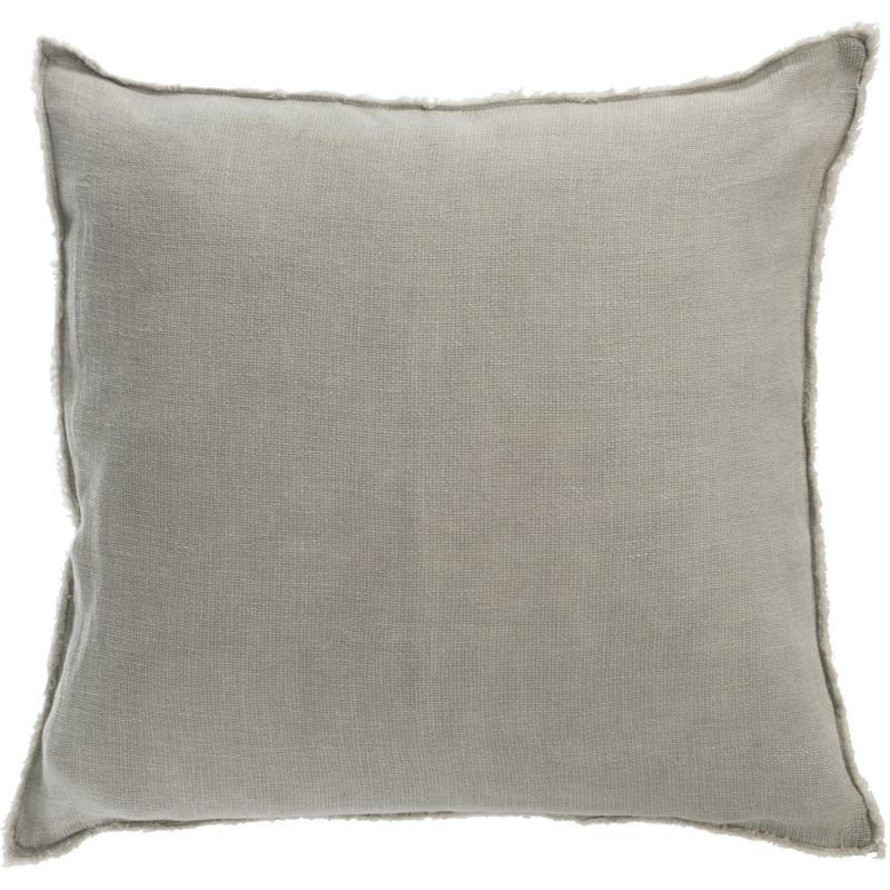 Coussin Carré Nuance 45x45 en Lin délavé Vert - 1