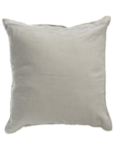 Coussin Carré Nuance 45x45 en Lin délavé Vert - 1 2