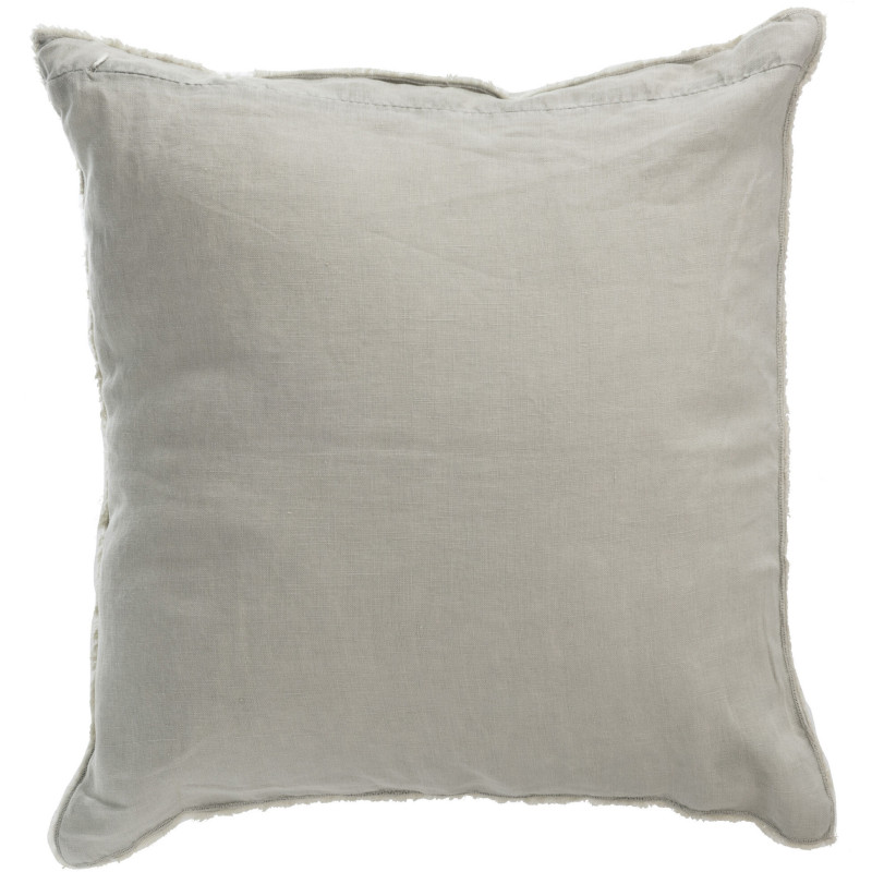 Coussin Carré Nuance 45x45 en Lin délavé Vert - 2