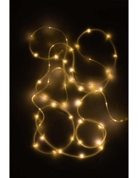 Guirlande lumineuse blanc chaud 5 m en Plastique - 3