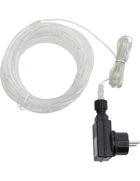 Guirlande lumineuse blanc chaud 5 m en Plastique - 4
