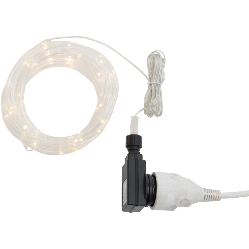 Guirlande lumineuse blanc chaud 5 m en Plastique - 5