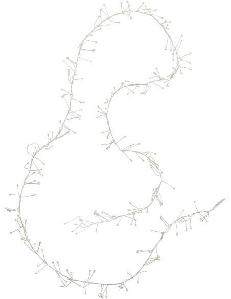 Guirlande lumineuse blanc chaud Branches 2 m en Plastique - 1