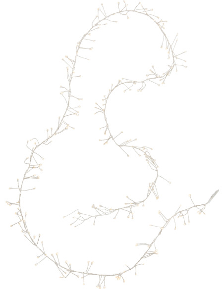 Guirlande lumineuse blanc chaud Branches 2 m en Plastique - 2