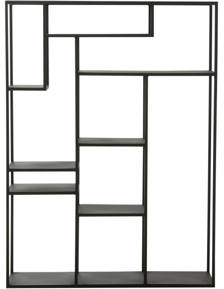 Étagère 9 niveaux Margaux en Métal Noir - 2