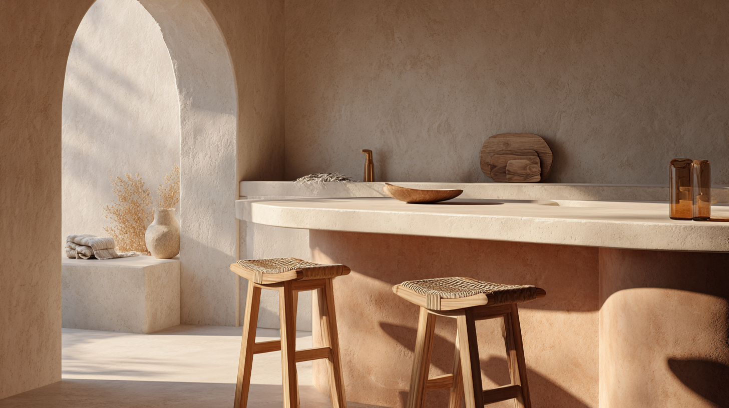 Illustration des erreurs fréquentes de hauteur de tabouret de bar devant un comptoir