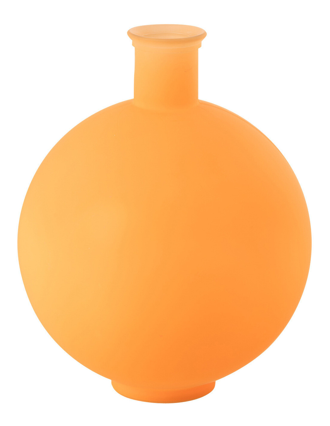 Grand boule orange fluo