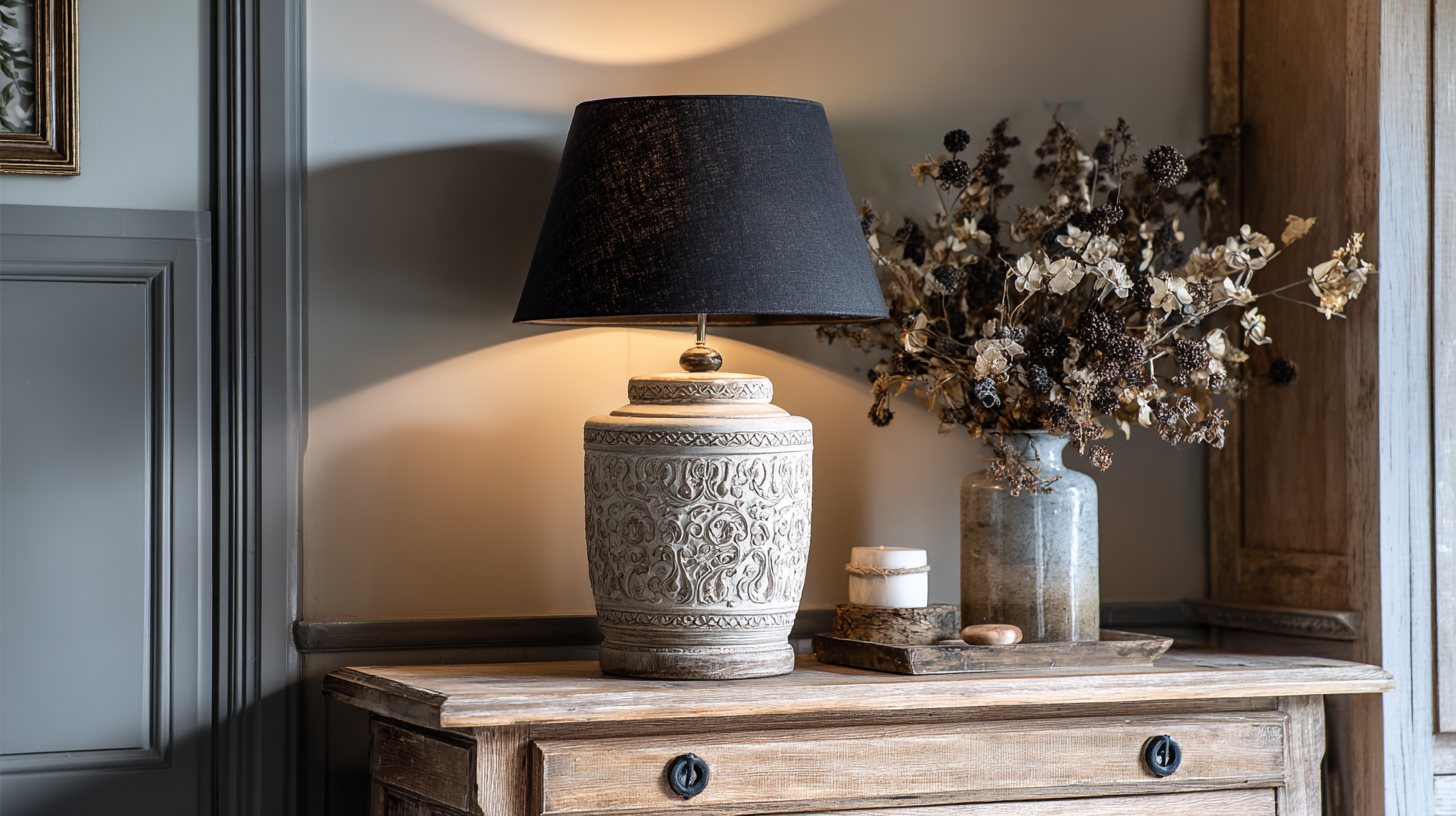 Entretien d'une lampe à poser en bois et laiton avec chiffon doux