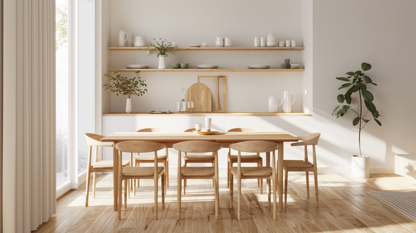 Table à manger extensible dans un séjour ouvert accueillant un dîner entre amis, tendance table extensible 2026 – Histoires Singulières