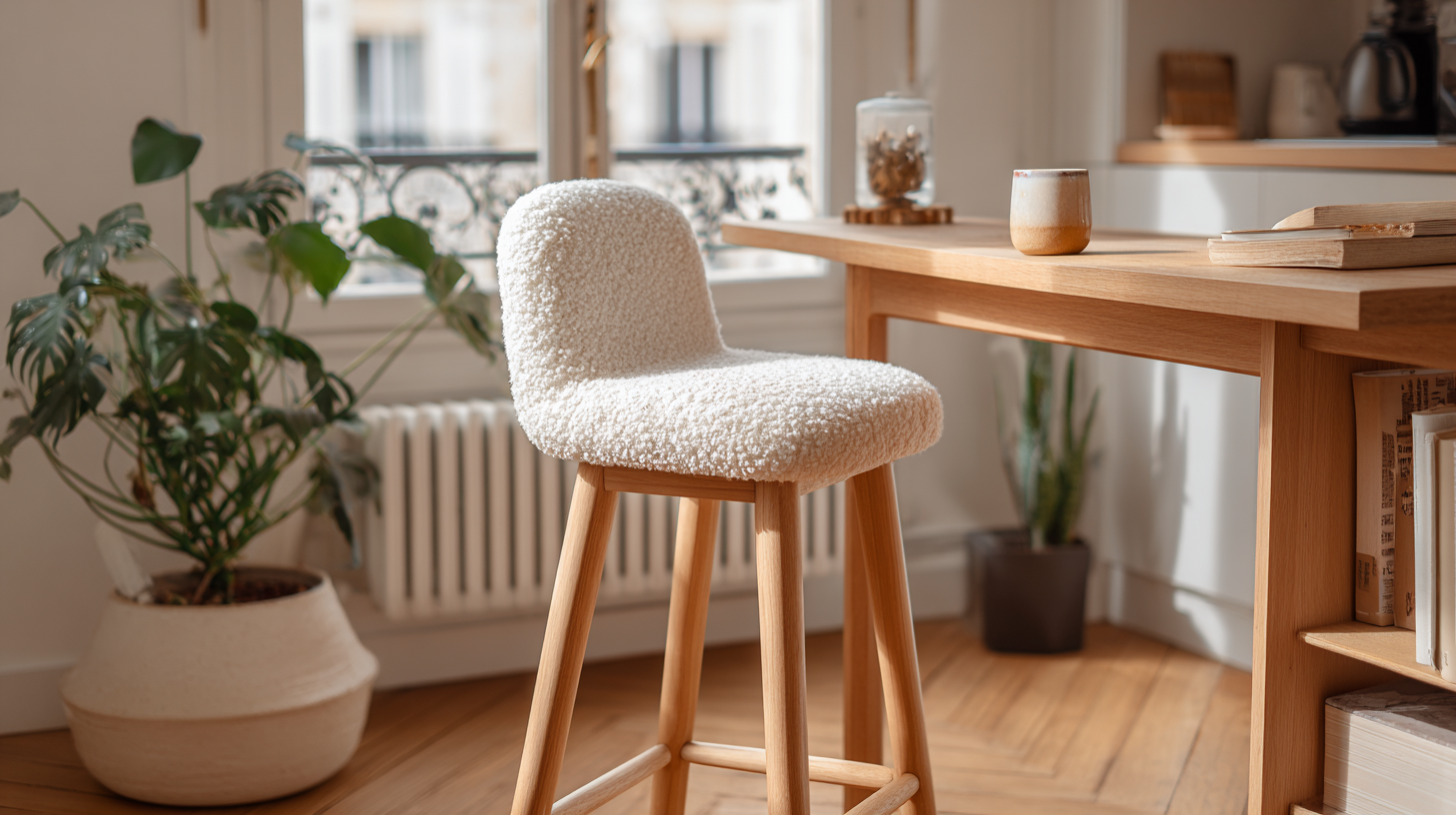 Assise tissu ou bouclette, sensation cosy et confortable, intérieur 2026