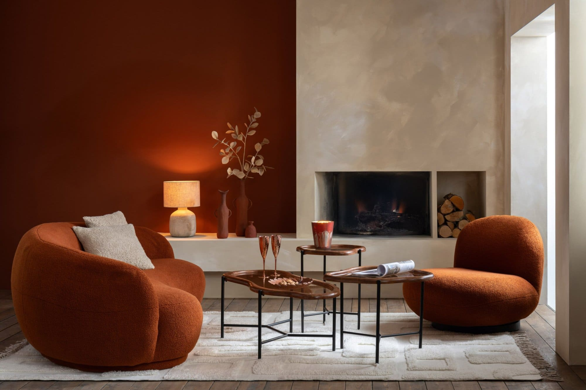Mobilier et objets déco J-Line dans un intérieur chaleureux sélection Histoires Singulières